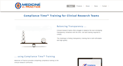 Desktop Screenshot of medicineinpractice.com